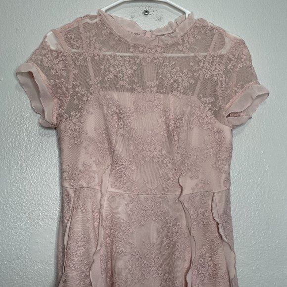 ONLY LOVE URBANIZED dahlia lace embroidered dress M - Picture 2 of 11